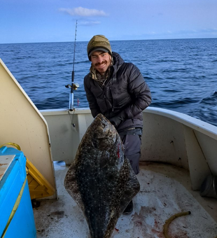 Big Flounder Bites IN Sitka AK